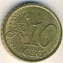 10 Euro Cent Italy 2002 KM# 213. Uploaded by Granotius